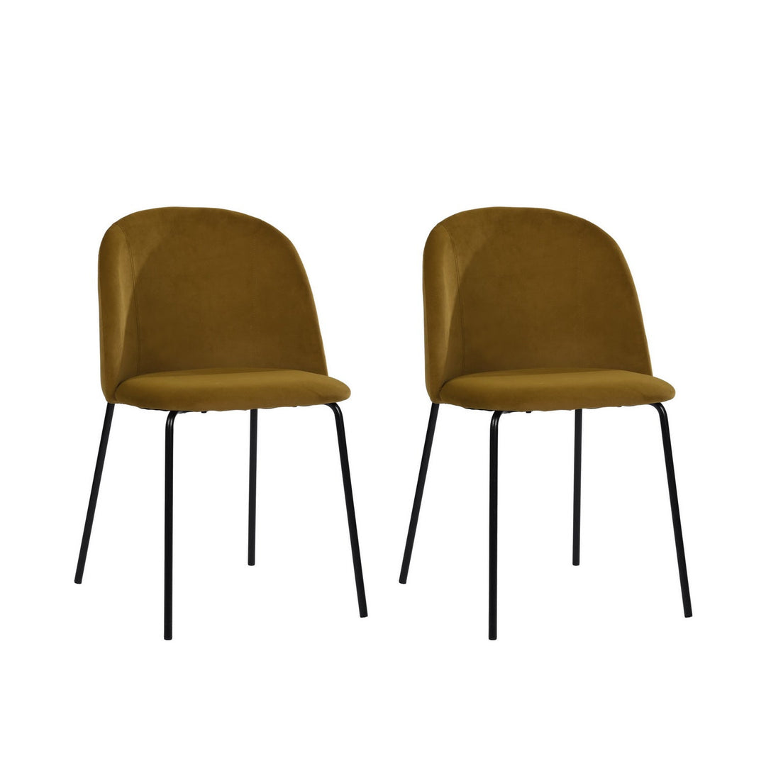 PUZZLE Modern Fabric Dining Chairs(Set of 2)- HomyCasa - HomyCasa