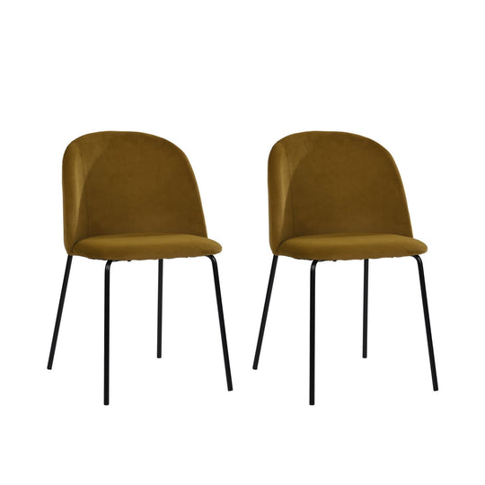 PUZZLE Modern Fabric Dining Chairs(Set of 2)- HomyCasa - HomyCasa