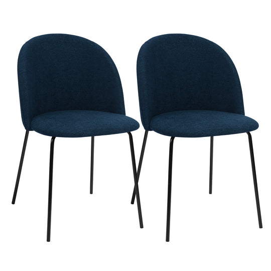 PUZZLE Modern Fabric Dining Chairs(Set of 2)- HomyCasa - HomyCasa
