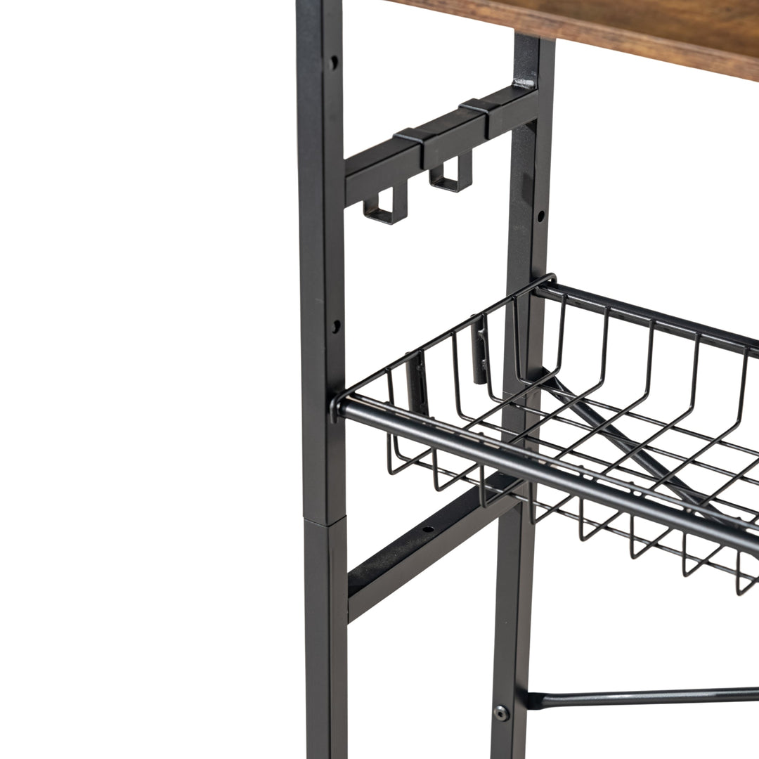 over-the-toilet storage rack, bathroom organizer with multiple shelves