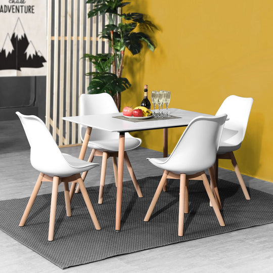 Rookie Nordic  Wooden Dining Table-HOMY CASA
