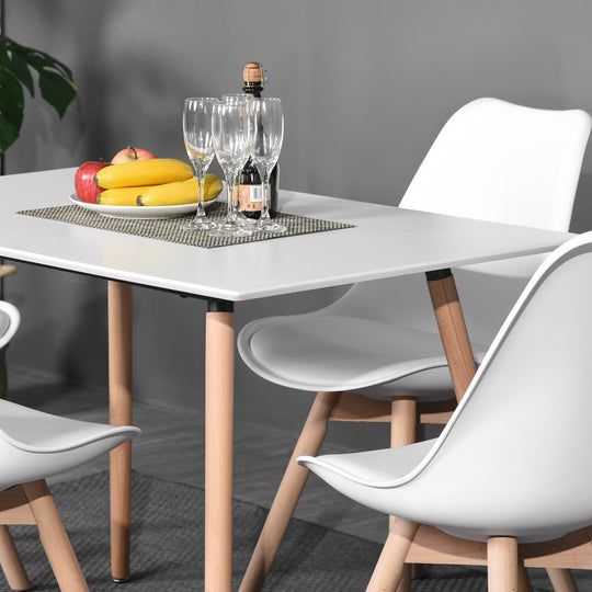 Rookie Nordic  Wooden Dining Table-HOMY CASA