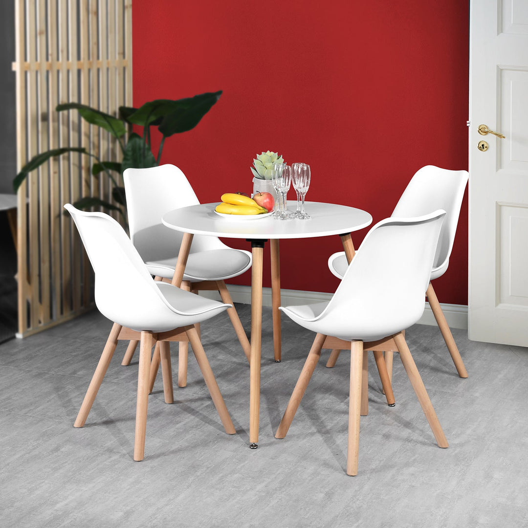 43.3闁?Wooden Dining Table - HomyCasa