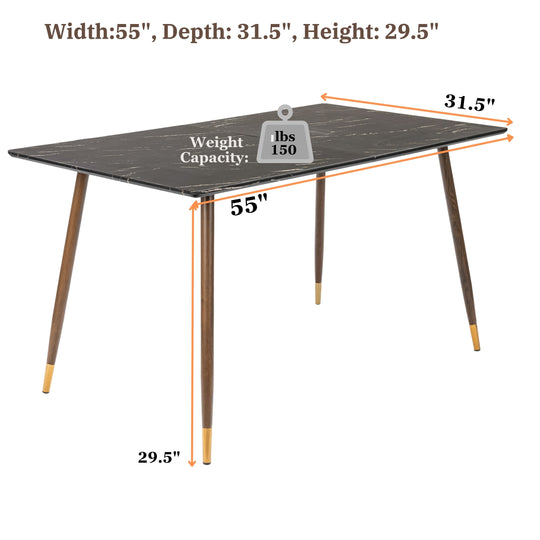 Rosa Rectangular Wooden Kitchen & Dining Table