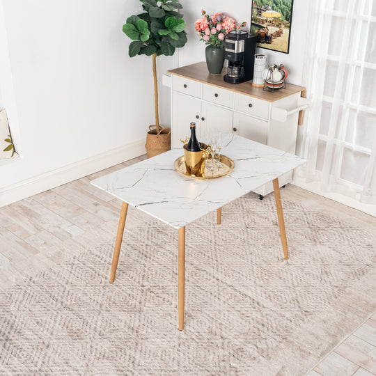 Rosa Rectangular Wooden Kitchen & Dining Table