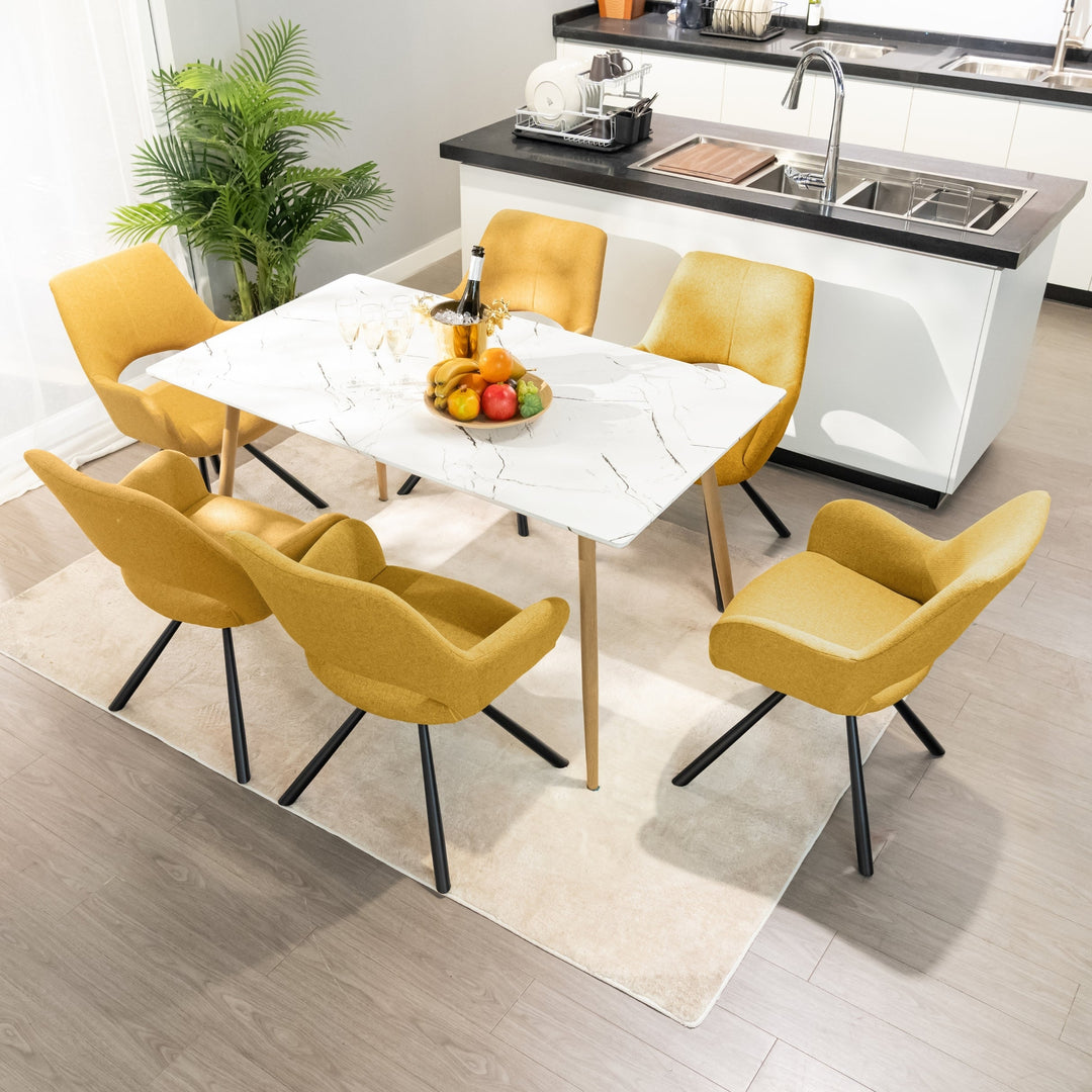 Rosa Rectangular Wooden Kitchen & Dining Table