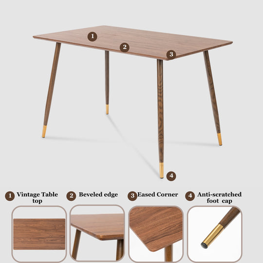 Rosa Rectangular Wooden Kitchen & Dining Table