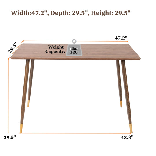 Rosa Rectangular Wooden Kitchen & Dining Table