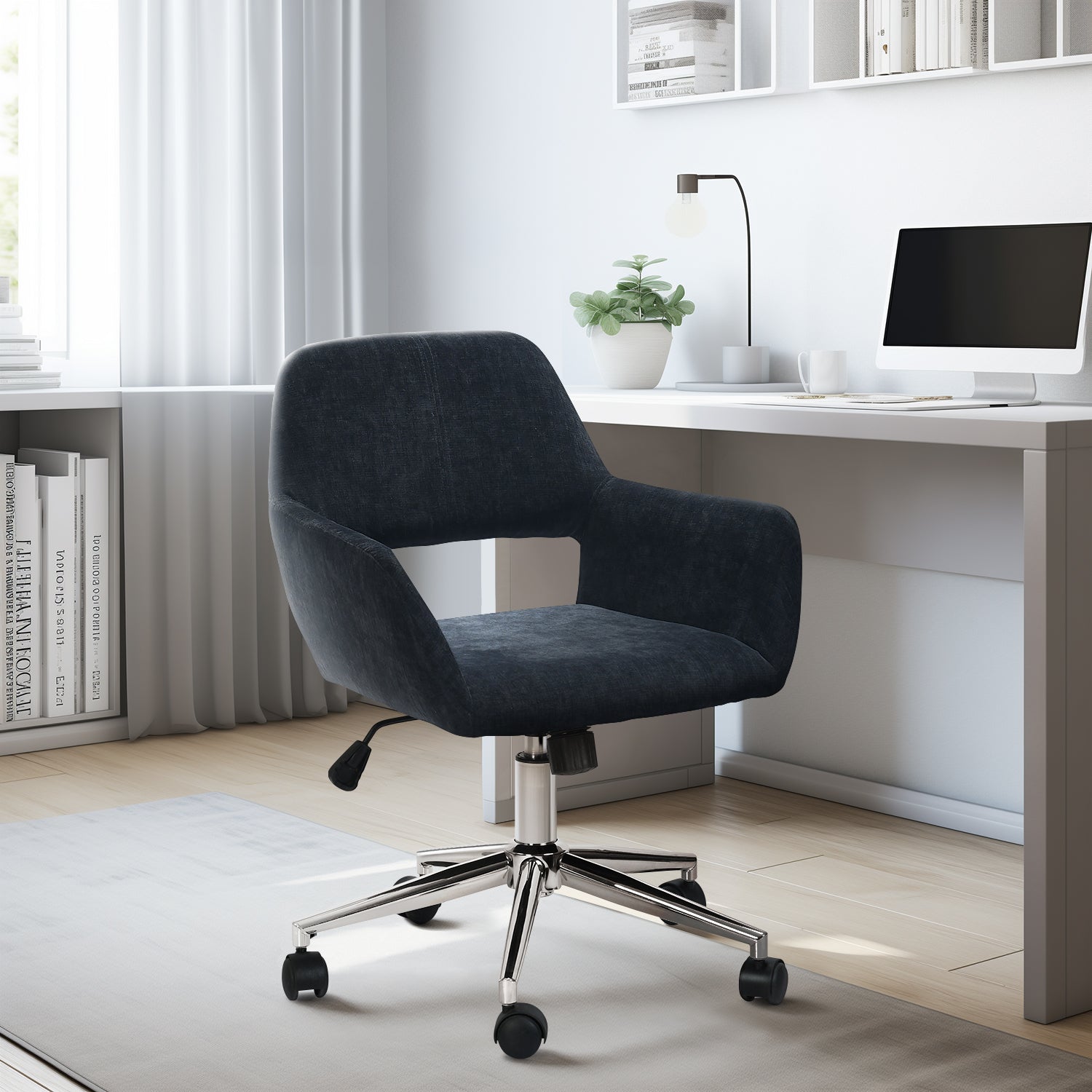 360 Degree Swivel Task Chair with Ergonomic Design, Height Adjustable For Living Room-Homy Casa - HomyCasa