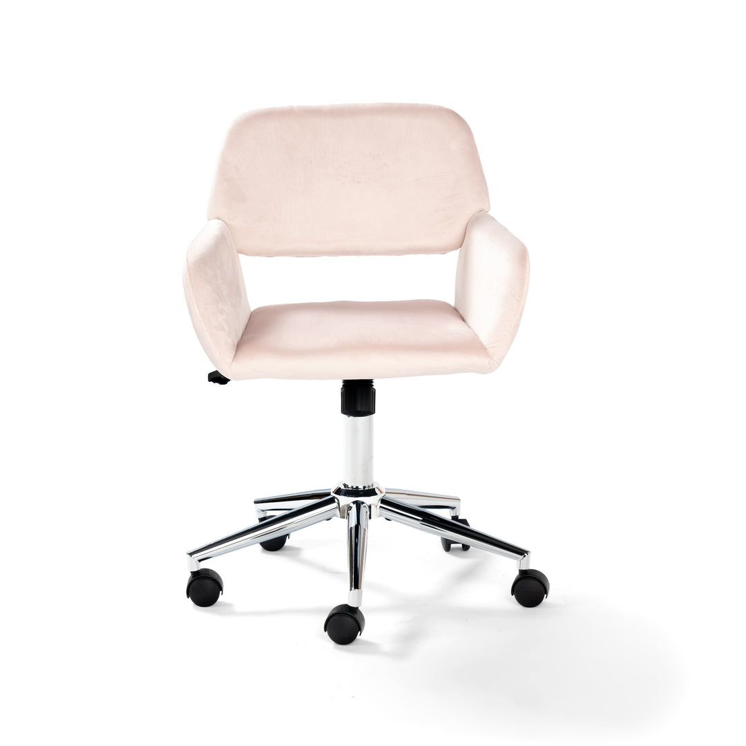 Ross Ergonomic Upholistery Office Chair with Black Metal Legs
