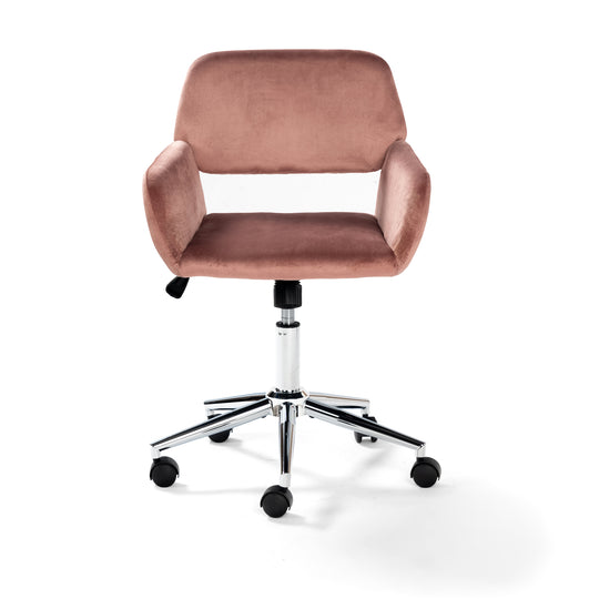 Ross Ergonomic Upholistery Office Chair with Black Metal Legs