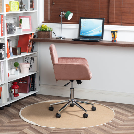 Ross Ergonomic Upholistery Office Chair with Black Metal Legs