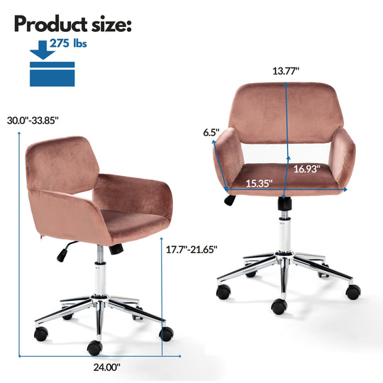 Ross Ergonomic Upholistery Office Chair with Black Metal Legs
