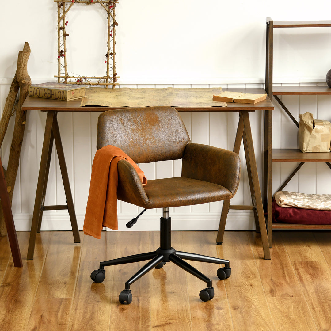 Ross Ergonomic Upholistery Office Chair with Black Metal Legs