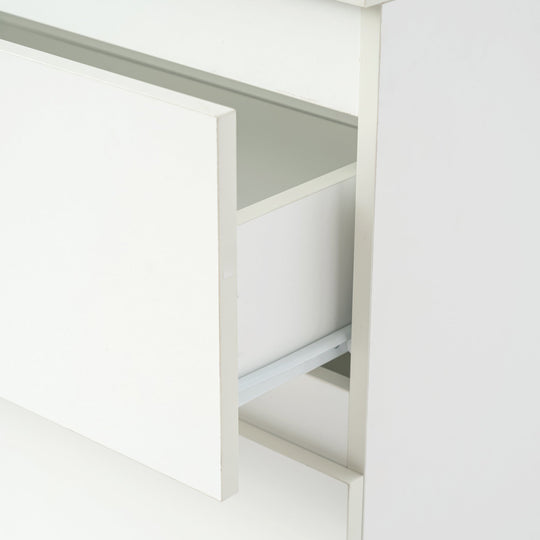 Senna White Modern 3 Drawer Dresser
