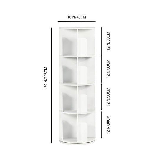 Singed Swivel Storage Bookshelf
