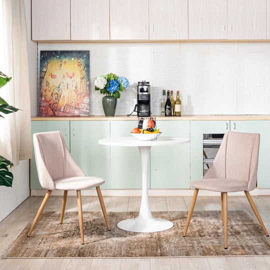 Smeg Soft High Back Upholstered Dining Chairs-HOMY CASA