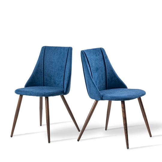 Smeg Soft High Back Upholstered Dining Chairs-HOMY CASA