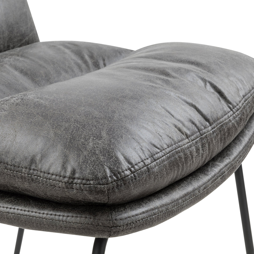 Steffen Mid-Century Modern Upholstered Dining Chairs(Set of 2)