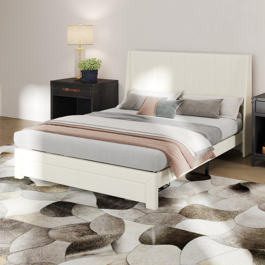 Summit Modern Upholstered Bed Frame