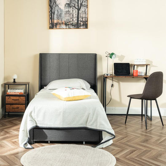Summit Modern Upholstered Bed Frame