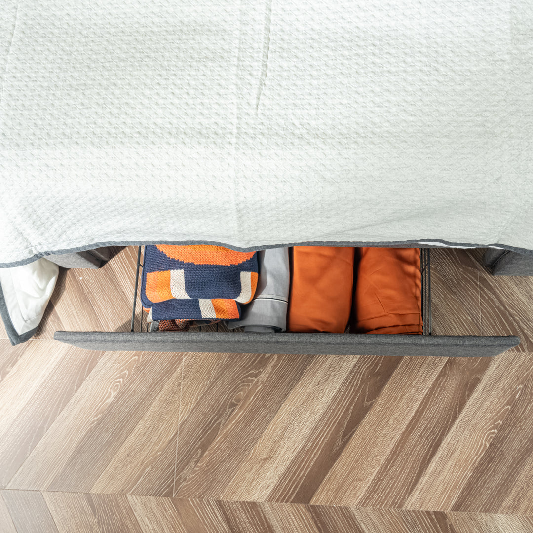 Summit Modern Upholstered Bed Frame