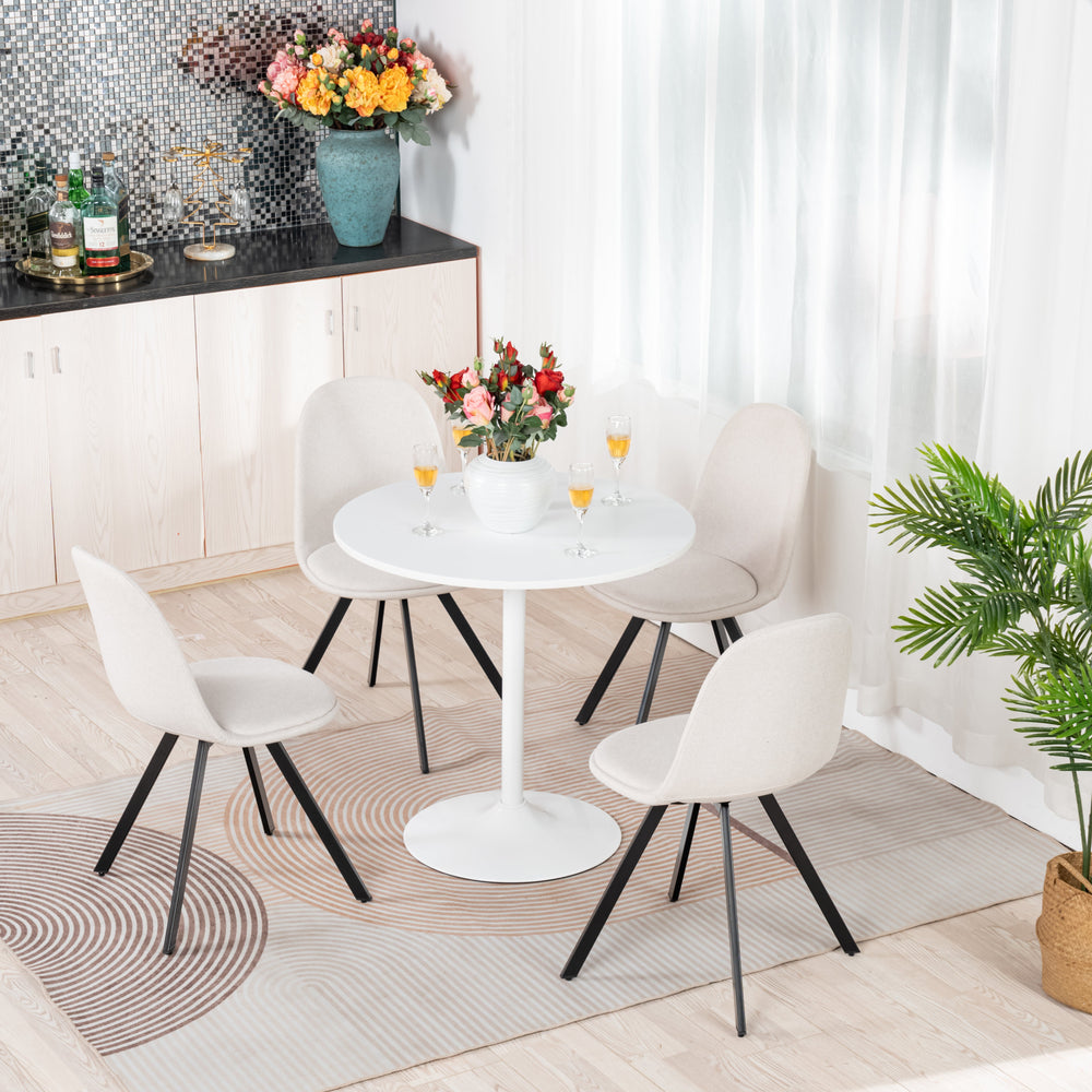 Sunflower Stylish swivel Dining Chairs-HOMY CASA