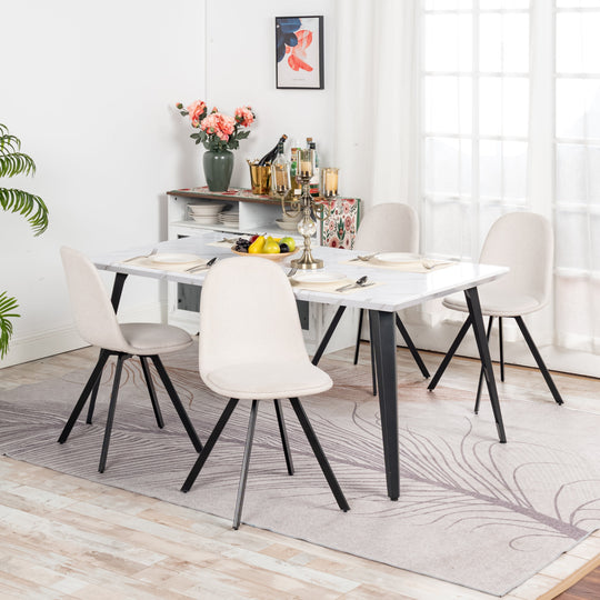 Sunflower Stylish swivel Dining Chairs-HOMY CASA