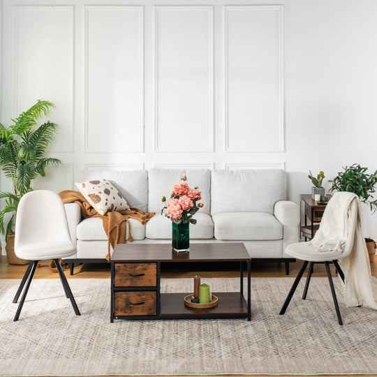 Sunflower Stylish swivel Dining Chairs-HOMY CASA