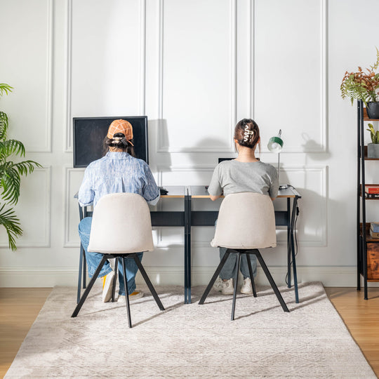 Sunflower Stylish swivel Dining Chairs-HOMY CASA
