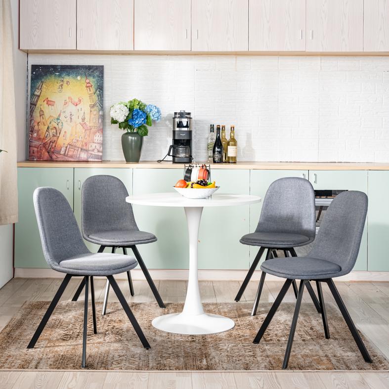 Sunflower Stylish swivel Dining Chairs-HOMY CASA