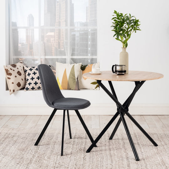 Sunflower Stylish swivel Dining Chairs-HOMY CASA