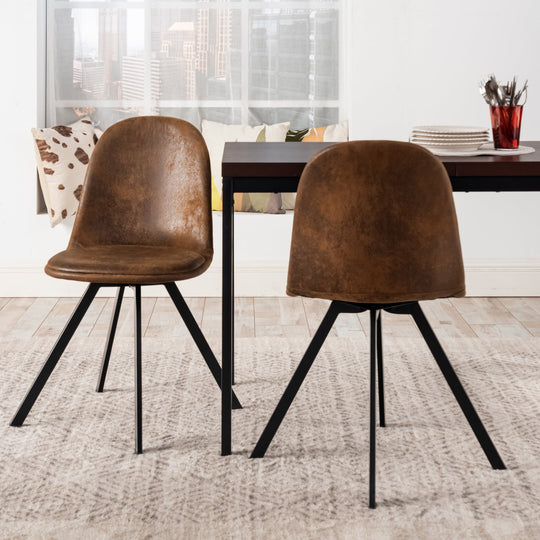 Sunflower Stylish swivel Dining Chairs-HOMY CASA