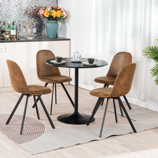 Sunflower Stylish swivel Dining Chairs-HOMY CASA