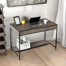 Load image into Gallery viewer, 43.3&quot; Wide Writing Desk with Drawer-HomyCasa

