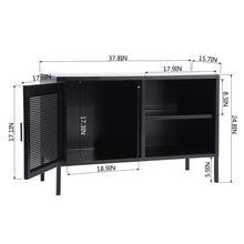 Load image into Gallery viewer, ISAAC Modern 3-Door Metal Storage Cabinet-HomyCasa
