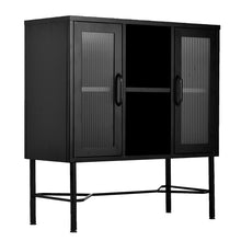 Load image into Gallery viewer, FurnitureR 33.46&quot;&quot; Wide Storage Shelf Black
