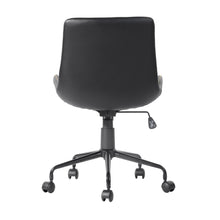 Load image into Gallery viewer, Adjustable Height Home Office 360 Degree Swivel Black Soft Faux Leather PU For Office Office Chair Desk Chair
