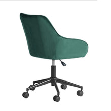 Load image into Gallery viewer, Mid Back Adjustable Soft Velvet Uphosltery Padded Seat Office chair - ALEXON
