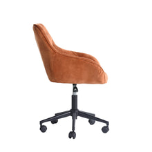 Load image into Gallery viewer, Mid Back Adjustable Soft Velvet Uphosltery Padded Seat Office chair - ALEXON
