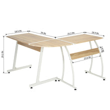 Load image into Gallery viewer, 57.9 In. Home Office L-Shape Desk Writing Desk - HomyCasa

