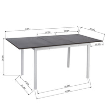Load image into Gallery viewer, BARI Extendable 47.3-62.9 Inch Dining Table-HomyCasa

