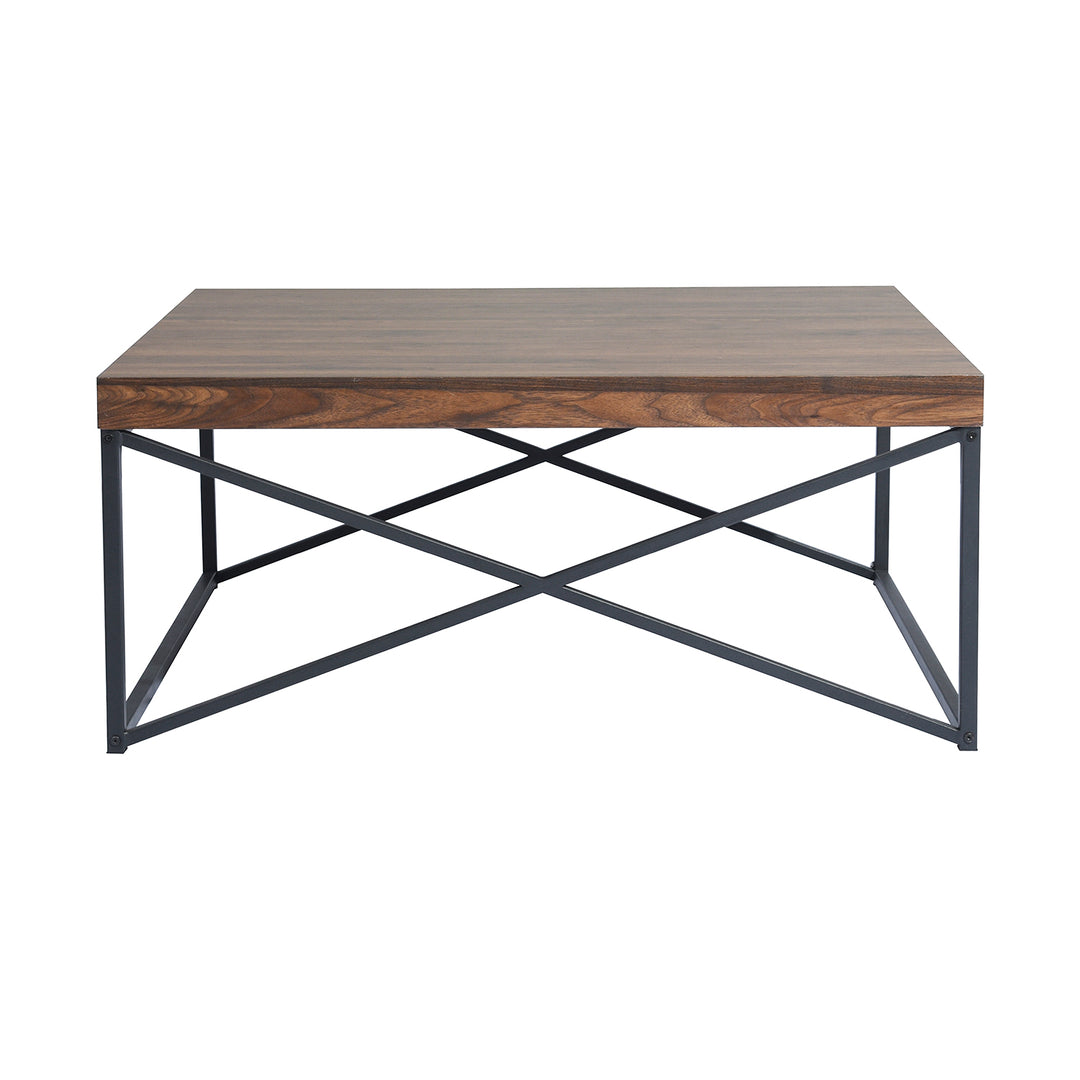 celso - coffee table - wooden tabletop & sturdy legs - modern living room