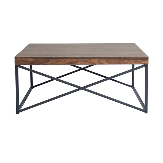 celso - coffee table - wooden tabletop & sturdy legs - modern living room