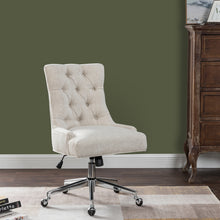 Load image into Gallery viewer, CHADEN Fully Upholstered Swivel Office Chair - HomyCasa
