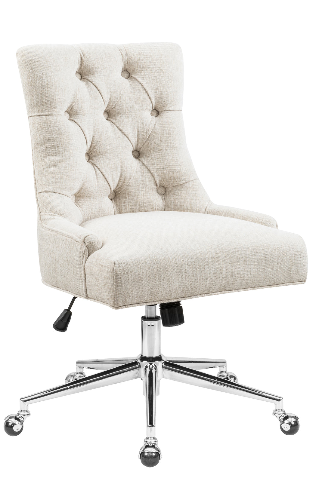 CHADEN Fully Upholstered Swivel Office Chair - HomyCasa