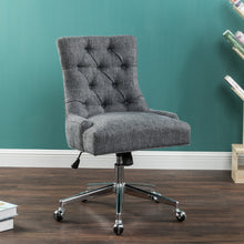 Load image into Gallery viewer, CHADEN Fully Upholstered Swivel Office Chair - HomyCasa
