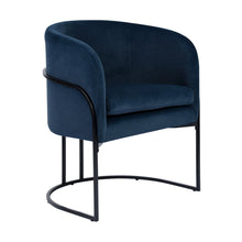 Load image into Gallery viewer, Comfortable and modern lounge chair with upholstered seat - CHARLES
