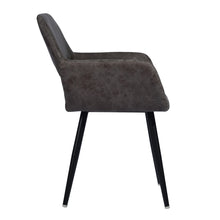 Load image into Gallery viewer, 22&#39; Velvet Upholstered Armchair within BLACK LEG
