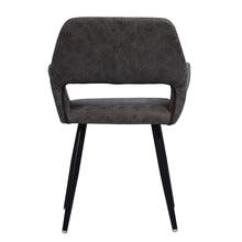 Load image into Gallery viewer, 22&#39; Velvet Upholstered Armchair within BLACK LEG
